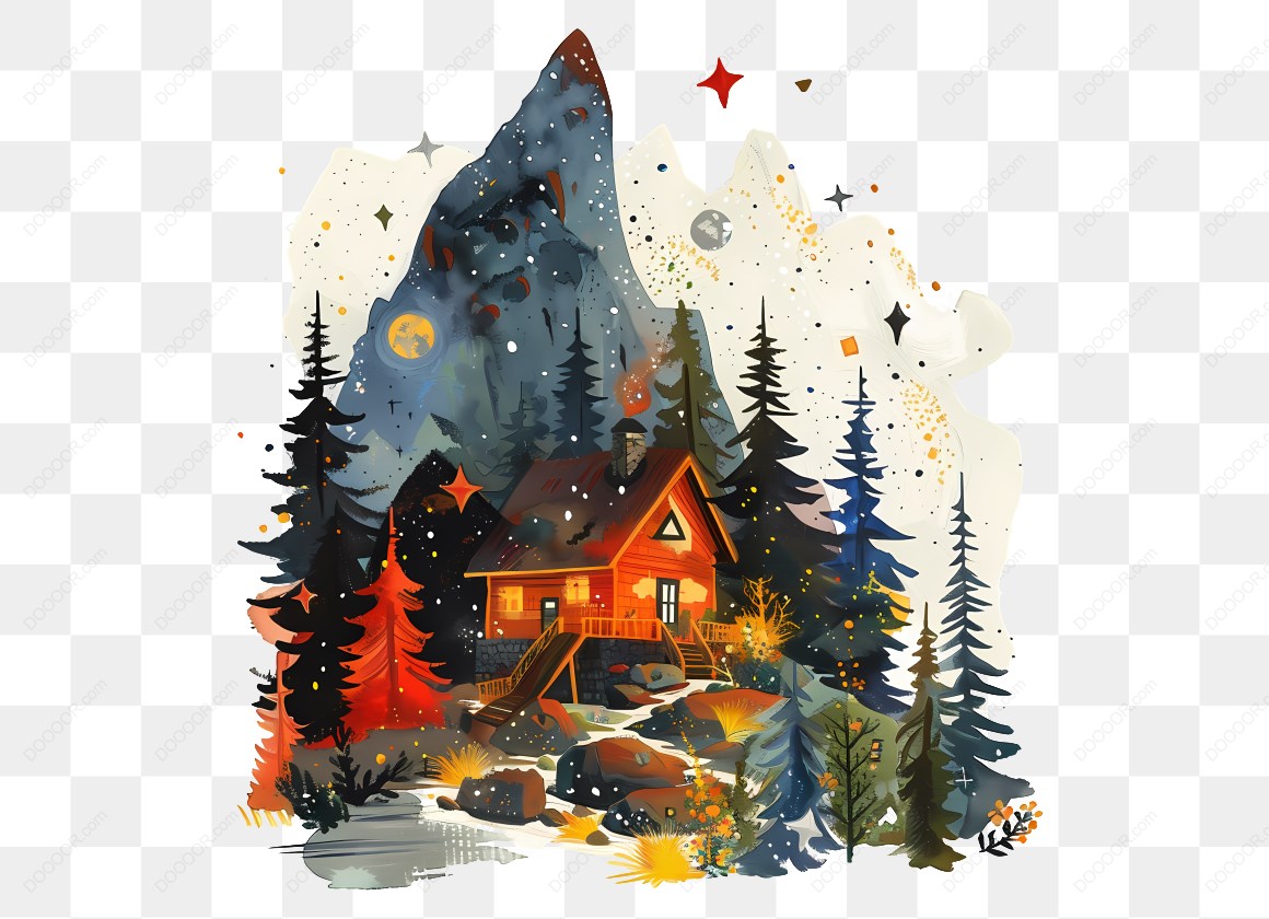 15612_小屋与森林插图.jpg