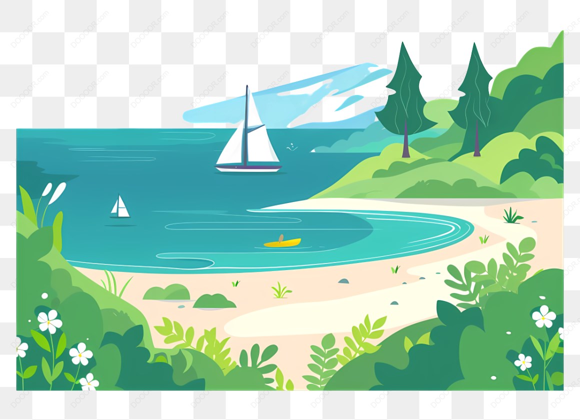 15629_海滩与帆船插图.jpg