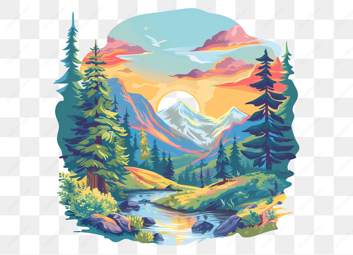 15767_风景插画_山川与森林.jpg