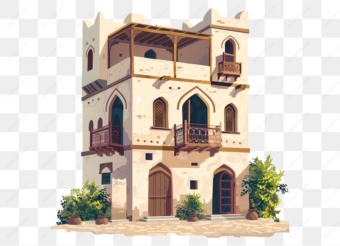 15909_传统风格的建筑物插图.jpg
