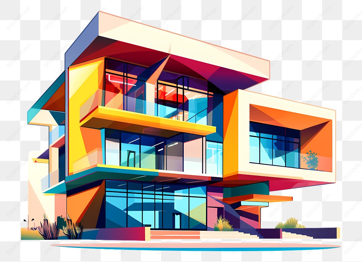 16151_彩色现代建筑插图.jpg