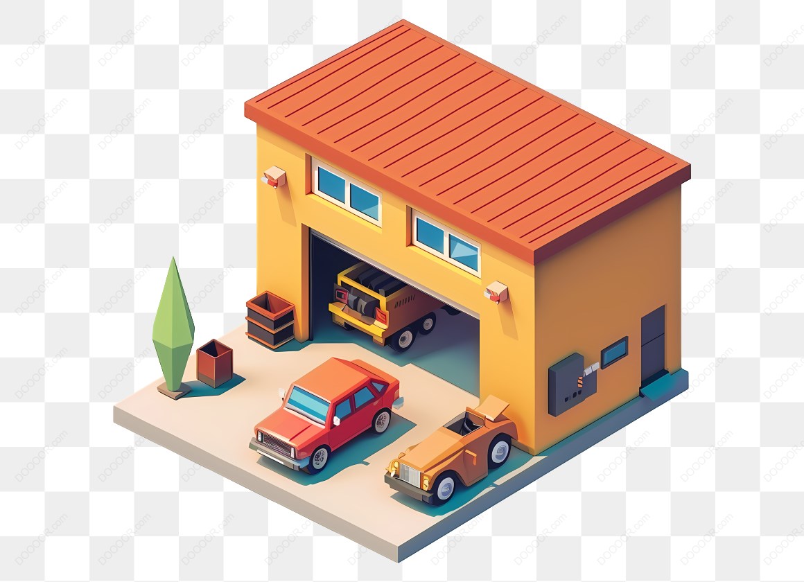 16208_车库和三辆汽车.jpg