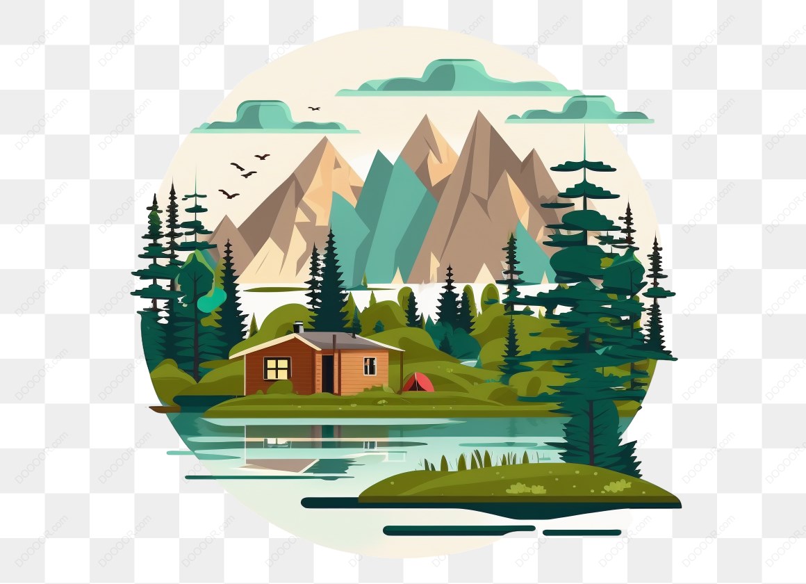 16227_湖边小屋与山景.jpg