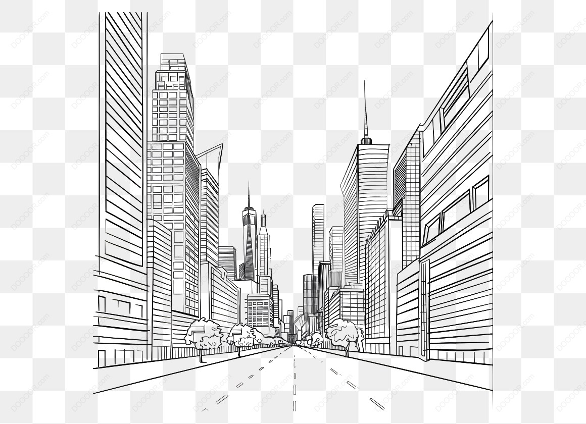 16326_城市街道线条画.jpg