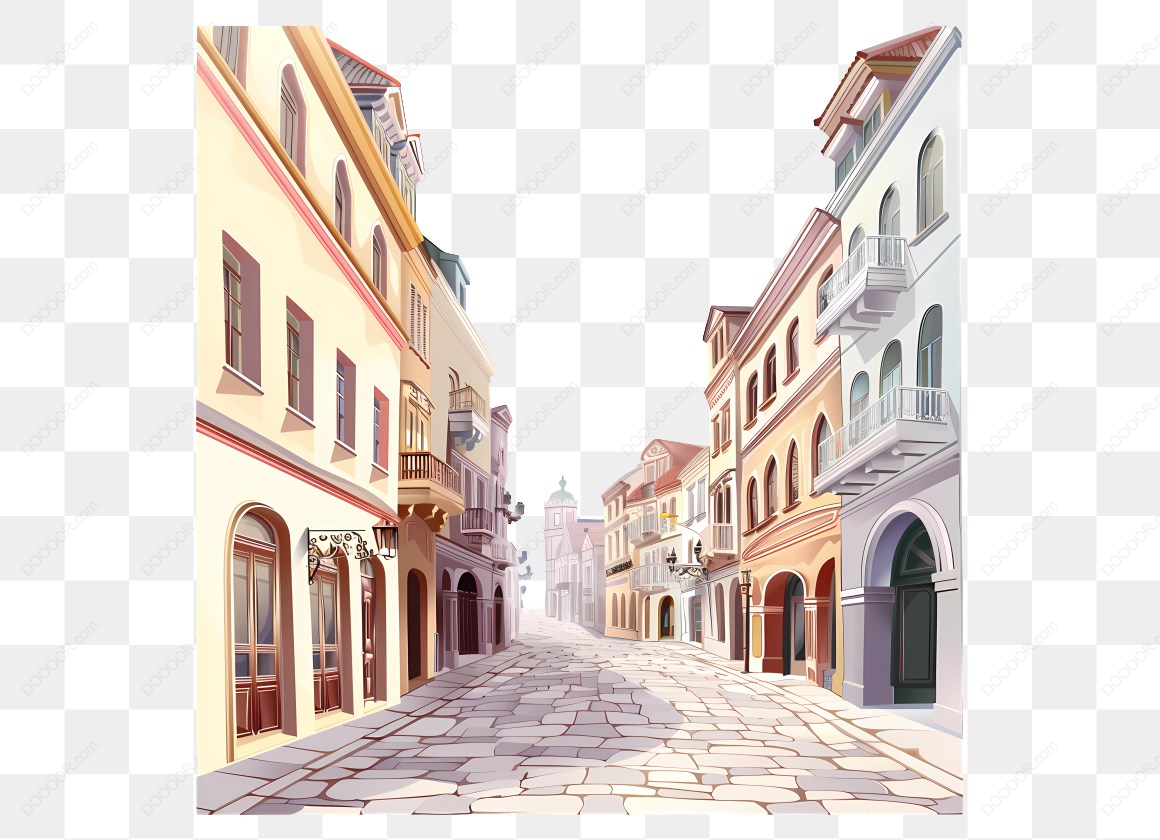 16420_欧洲风格街道插画.jpg