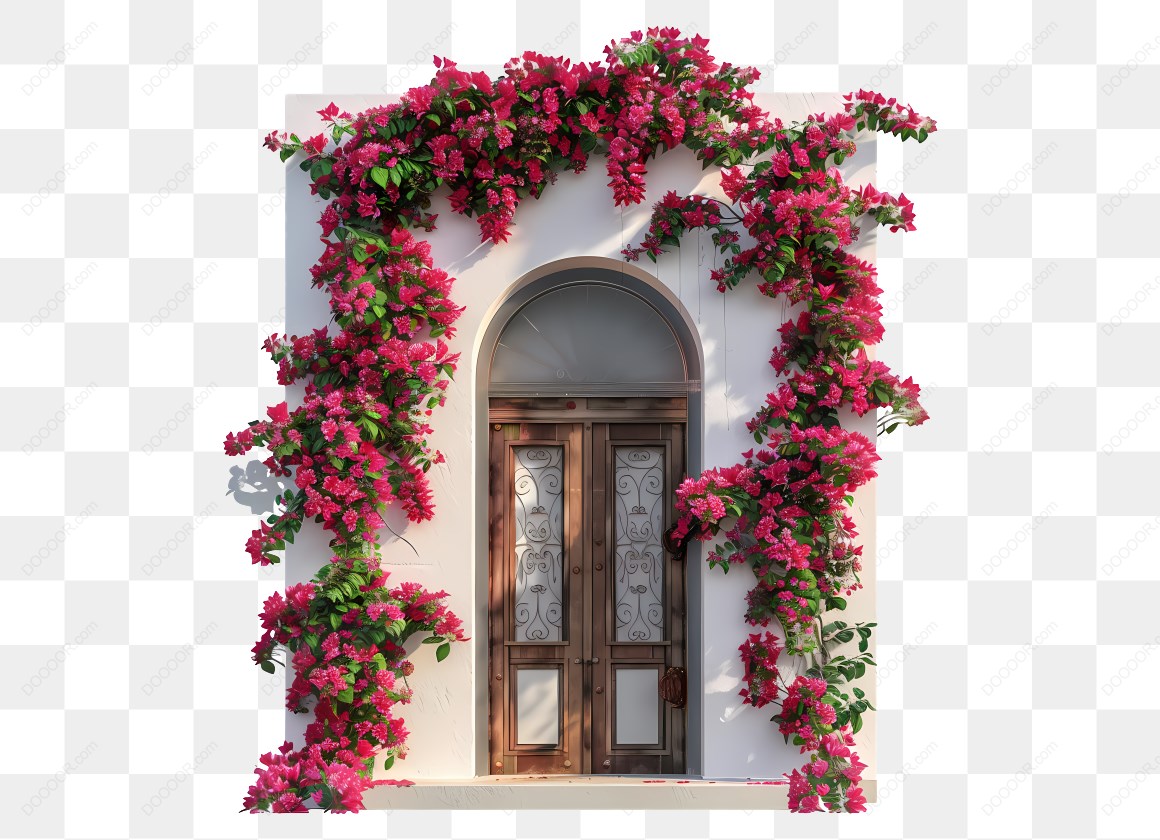 16586_拱形门上攀爬粉色花卉.jpg