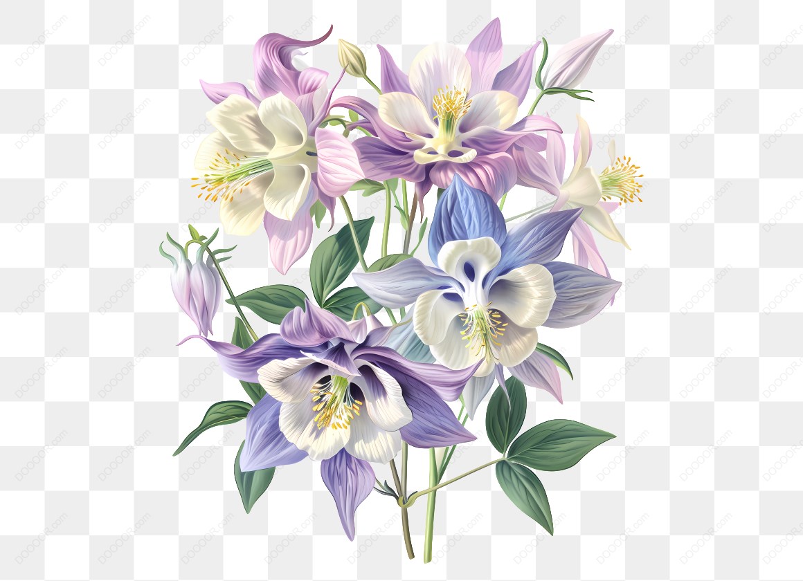 16590_紫色和白色花卉插图.jpg