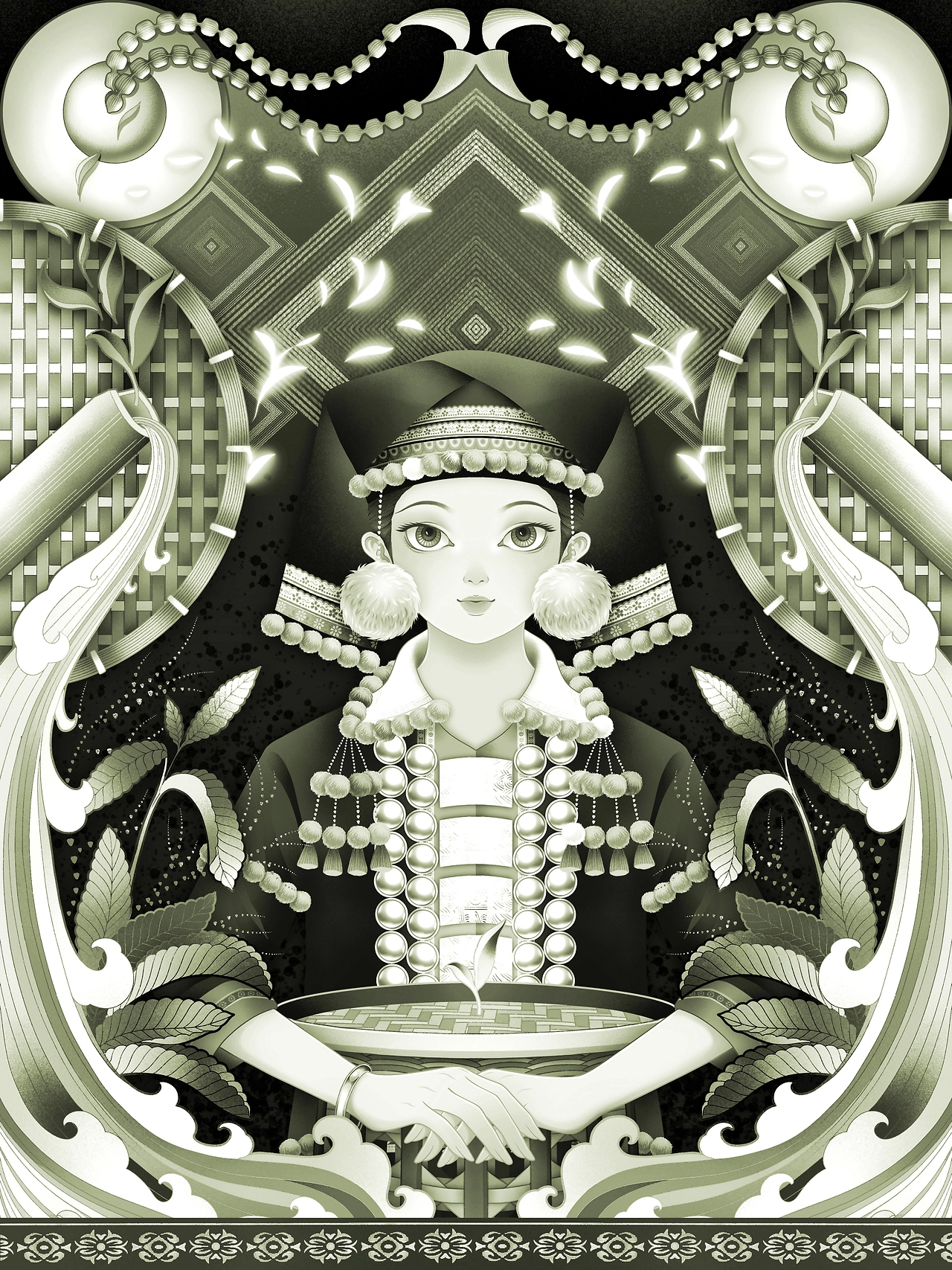 万象织梦 · 以她之名  民族系列人物插画（二）-11.jpg
