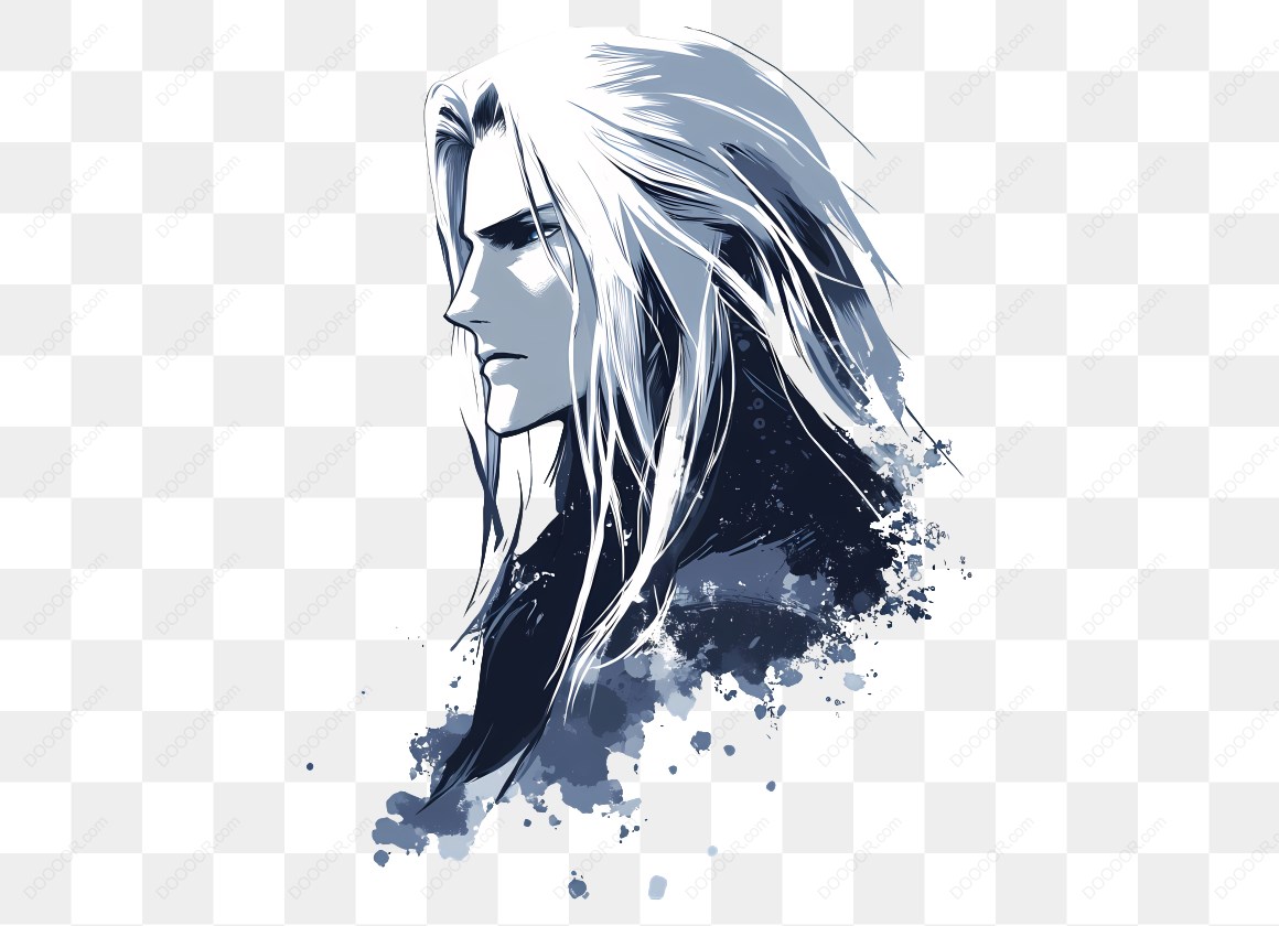 16674_白发男子侧脸画作.jpg