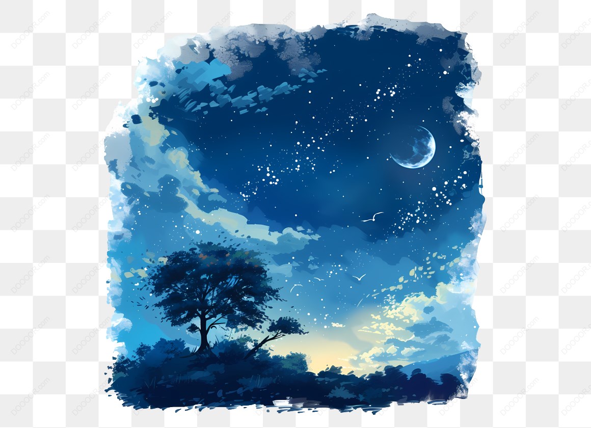 17028_夜空星辰与月亮.jpg