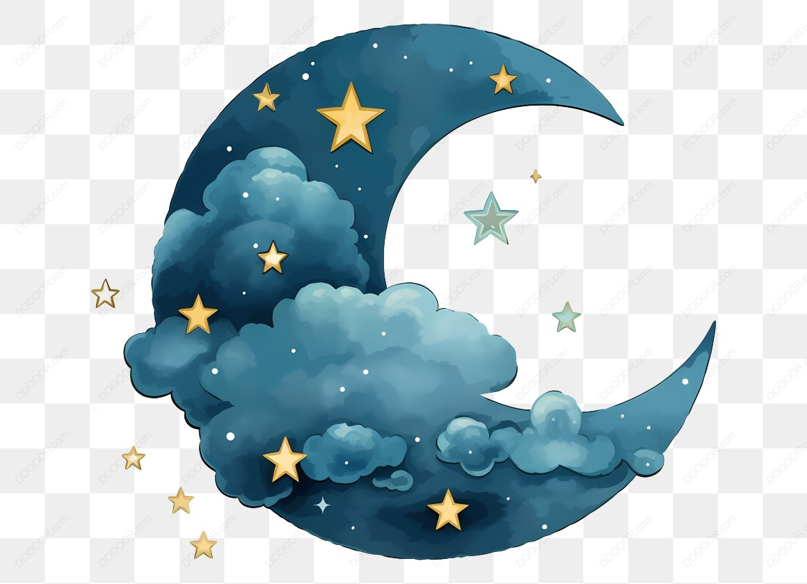 17030_月亮云星夜图.jpg