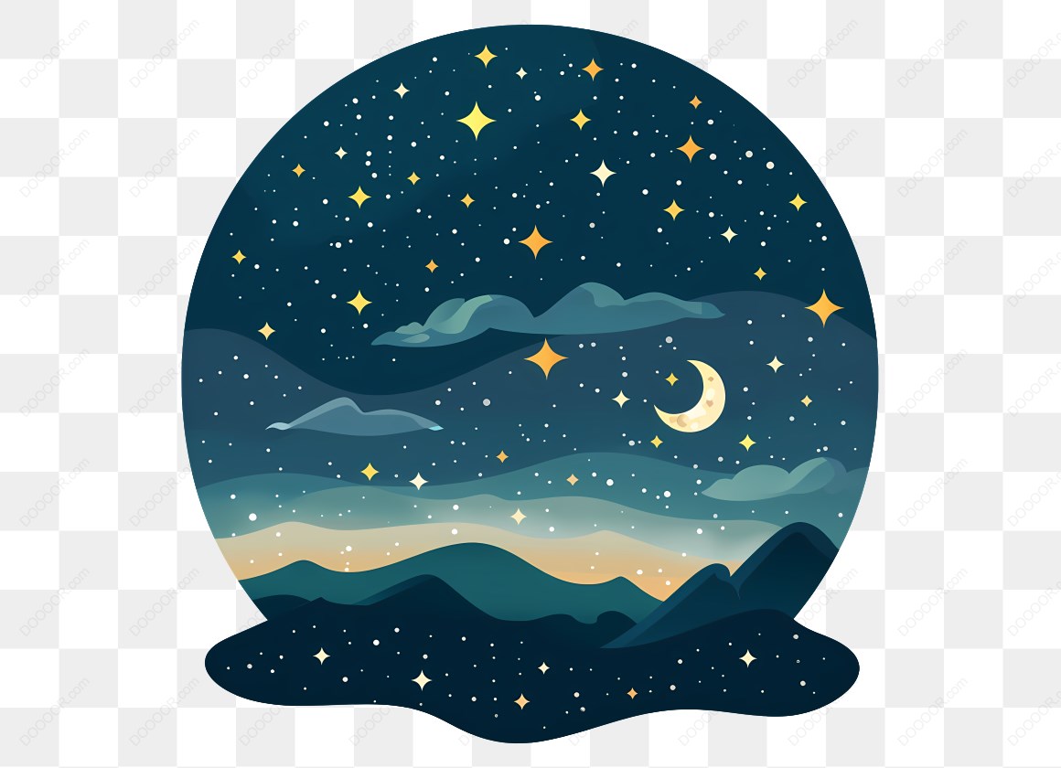 17033_星空与山脉夜景.jpg