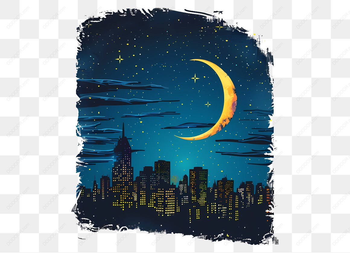 17051_夜空中的月亮城景.jpg