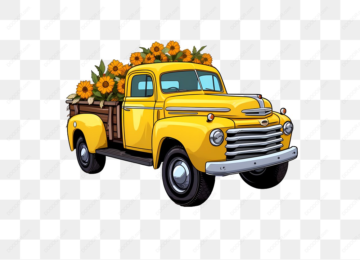 17374_黄色卡车-满载向日葵.jpg