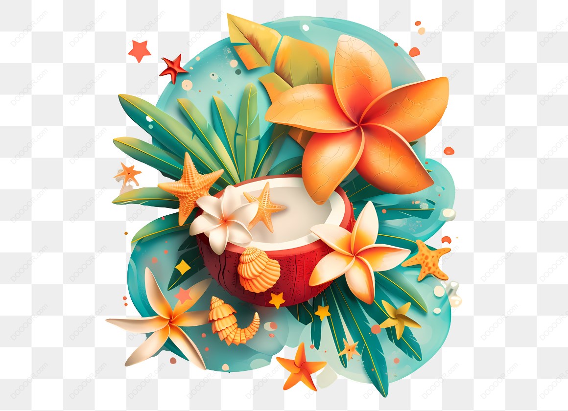 17461_热带夏日海滩元素.jpg