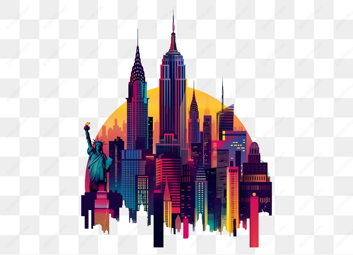 17532_彩色纽约城市天际线.jpg