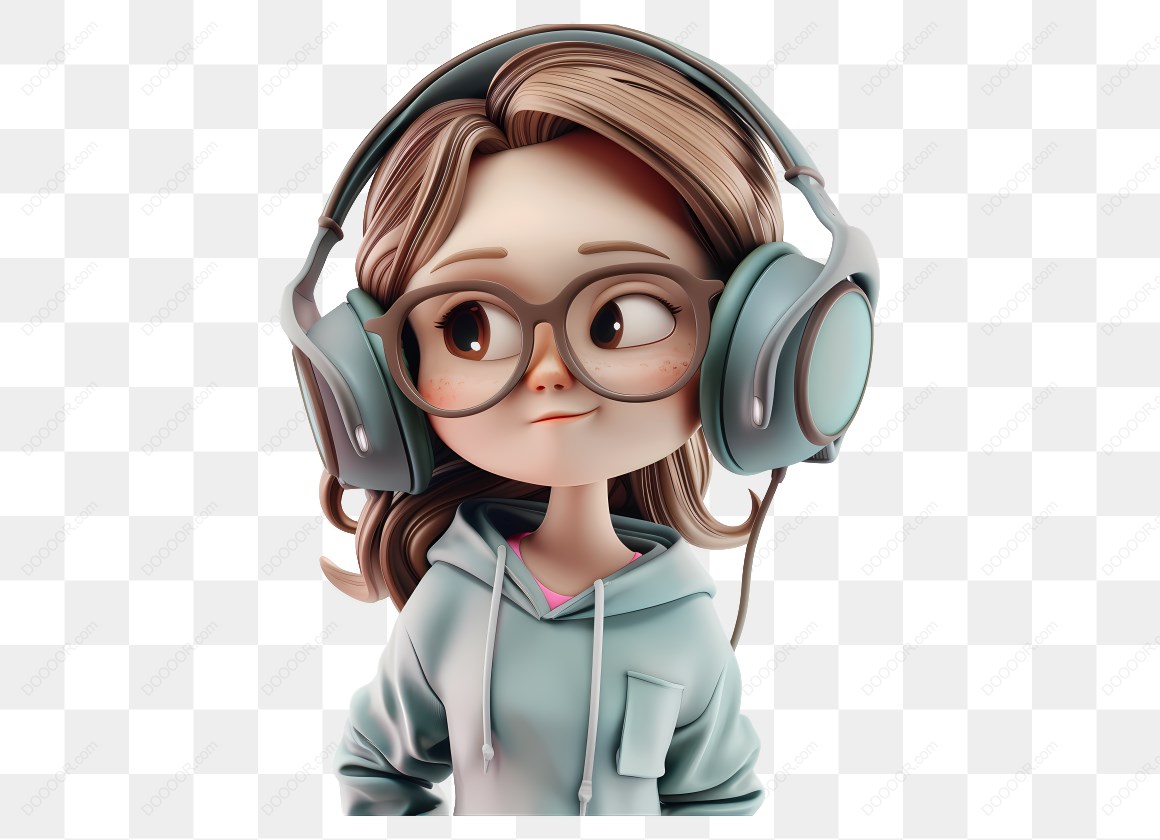 17940_戴耳机的女孩卡通.jpg