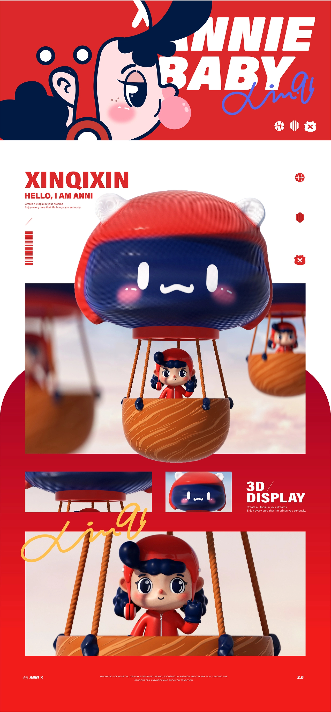 鑫奇新×同道设计 文创贴纸少女卡通IP形象吉祥物设计-01.jpg