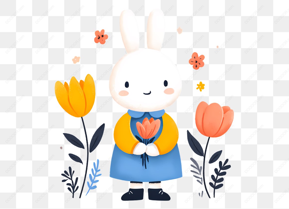 18383_可爱兔子和花朵.jpg