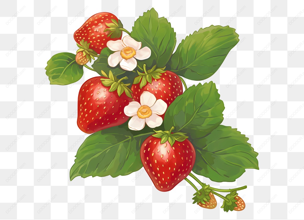 19499_草莓与叶子植物.jpg