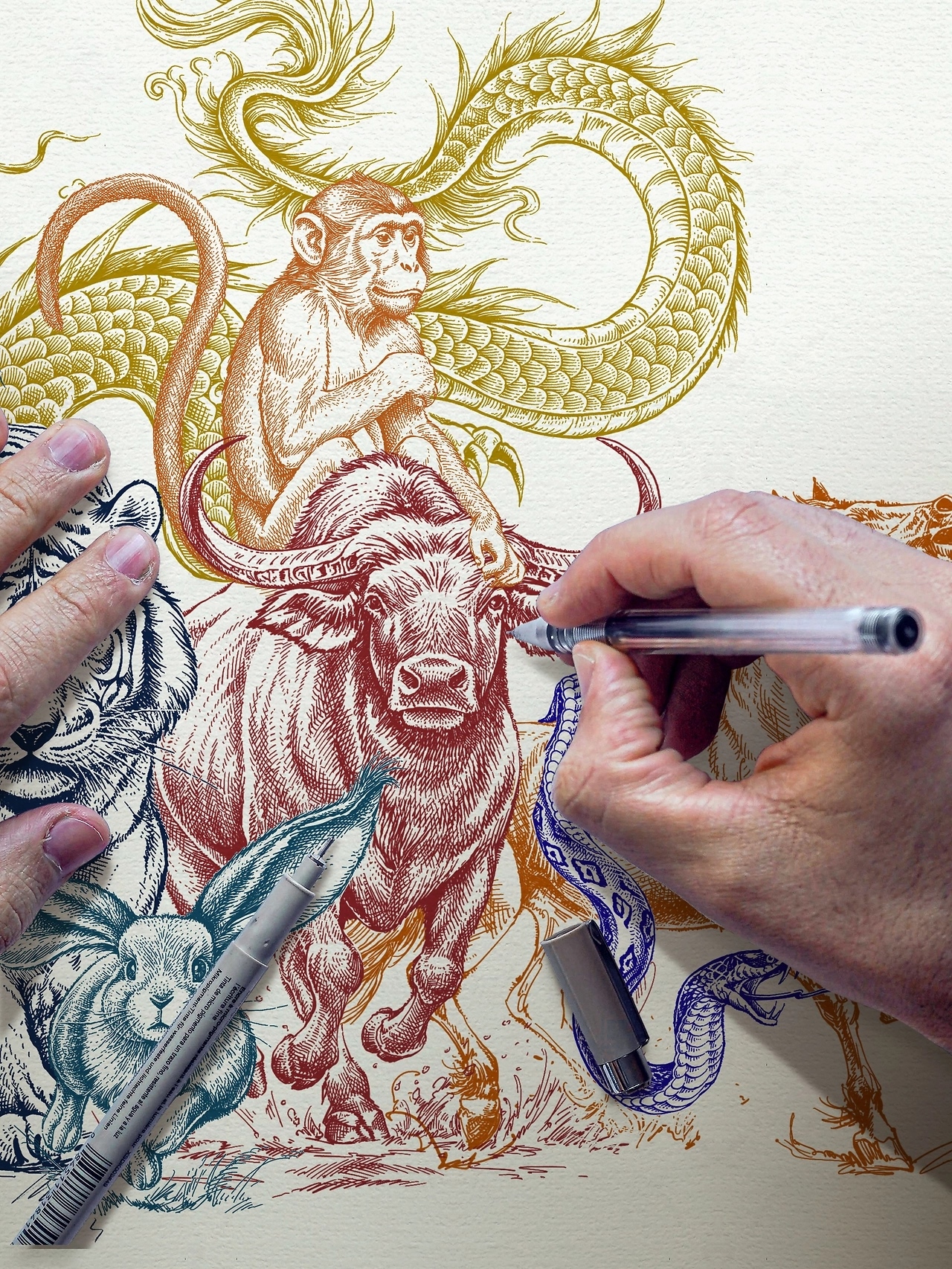 十二生肖手绘插画[9P]-广州-一叶插画(2).jpg