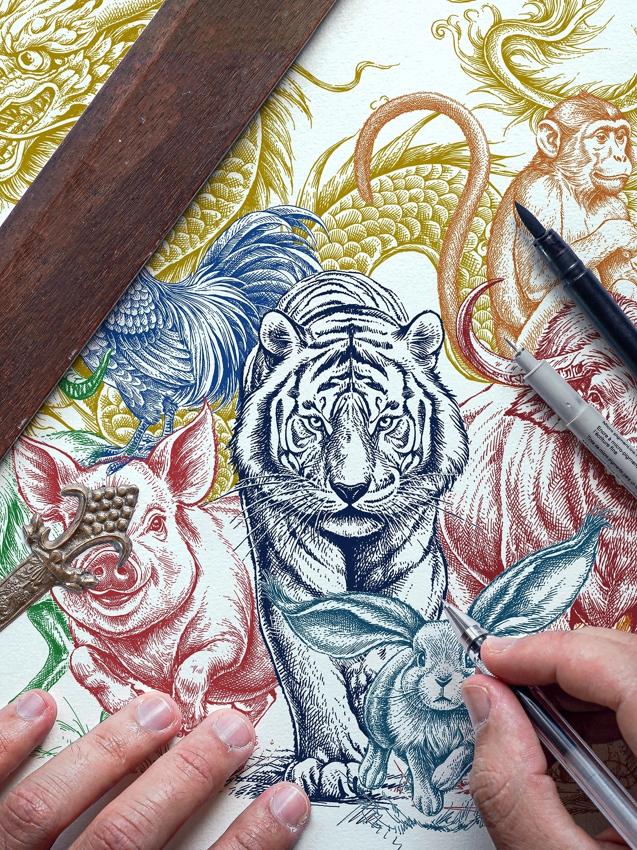 十二生肖手绘插画[9P]-广州-一叶插画(3).jpg