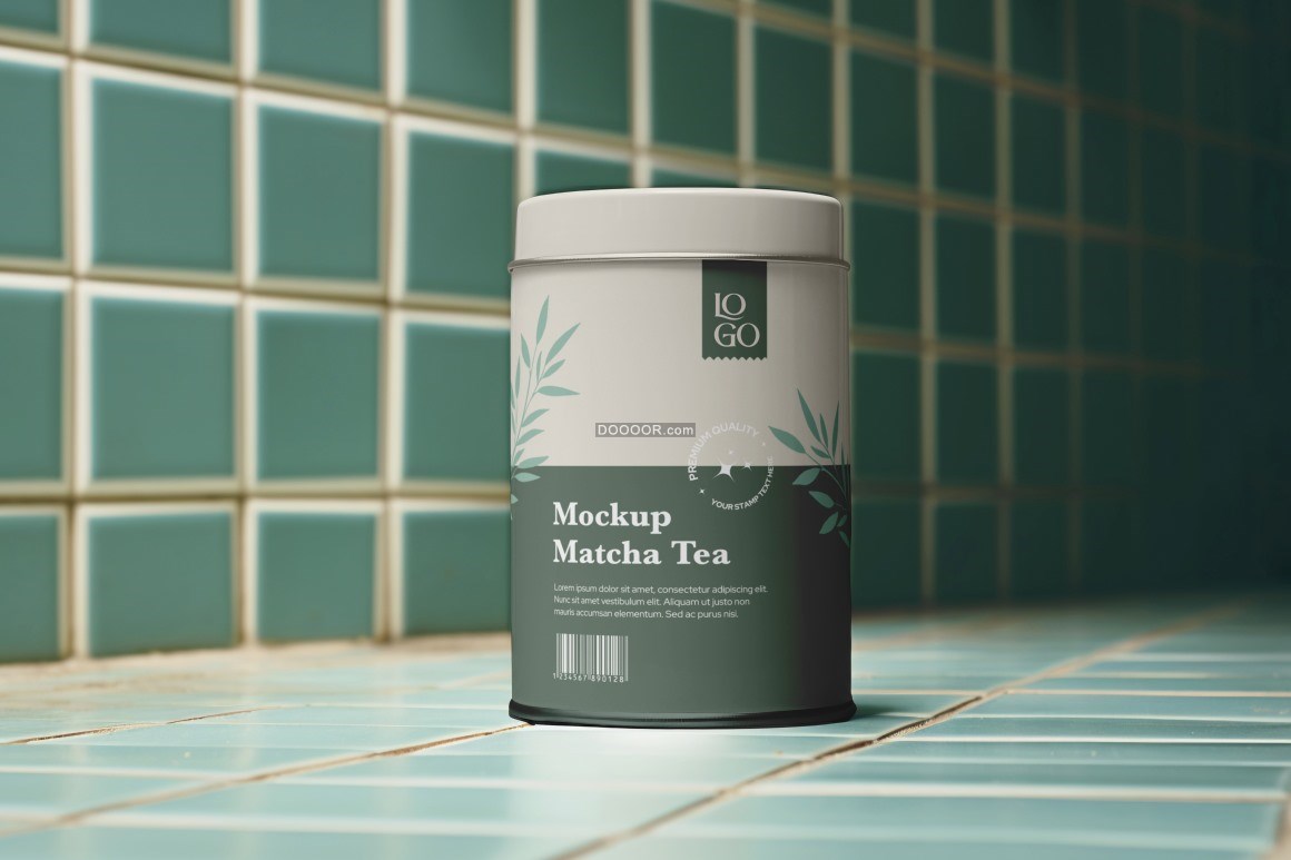 16828_绿色茶叶罐圆形简约风格包装模型.jpg