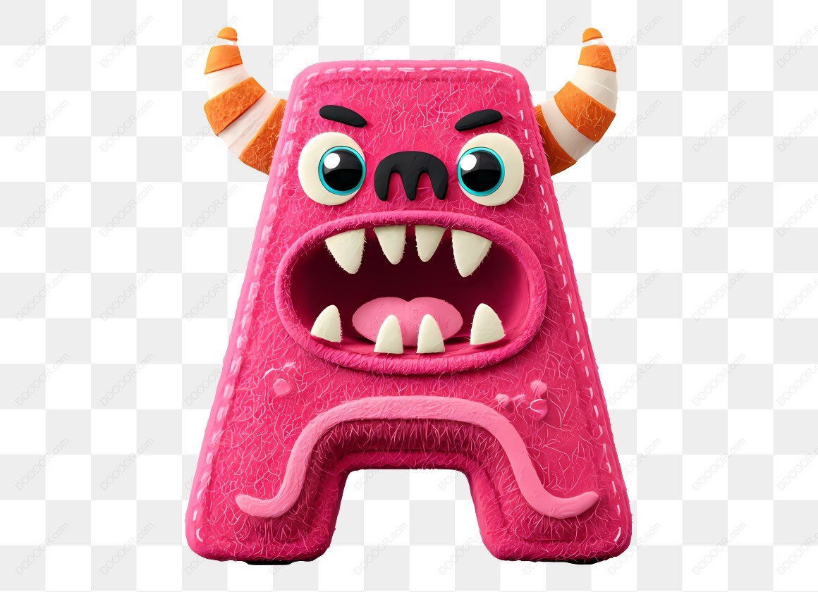 20697_粉色怪兽玩具形象.jpg