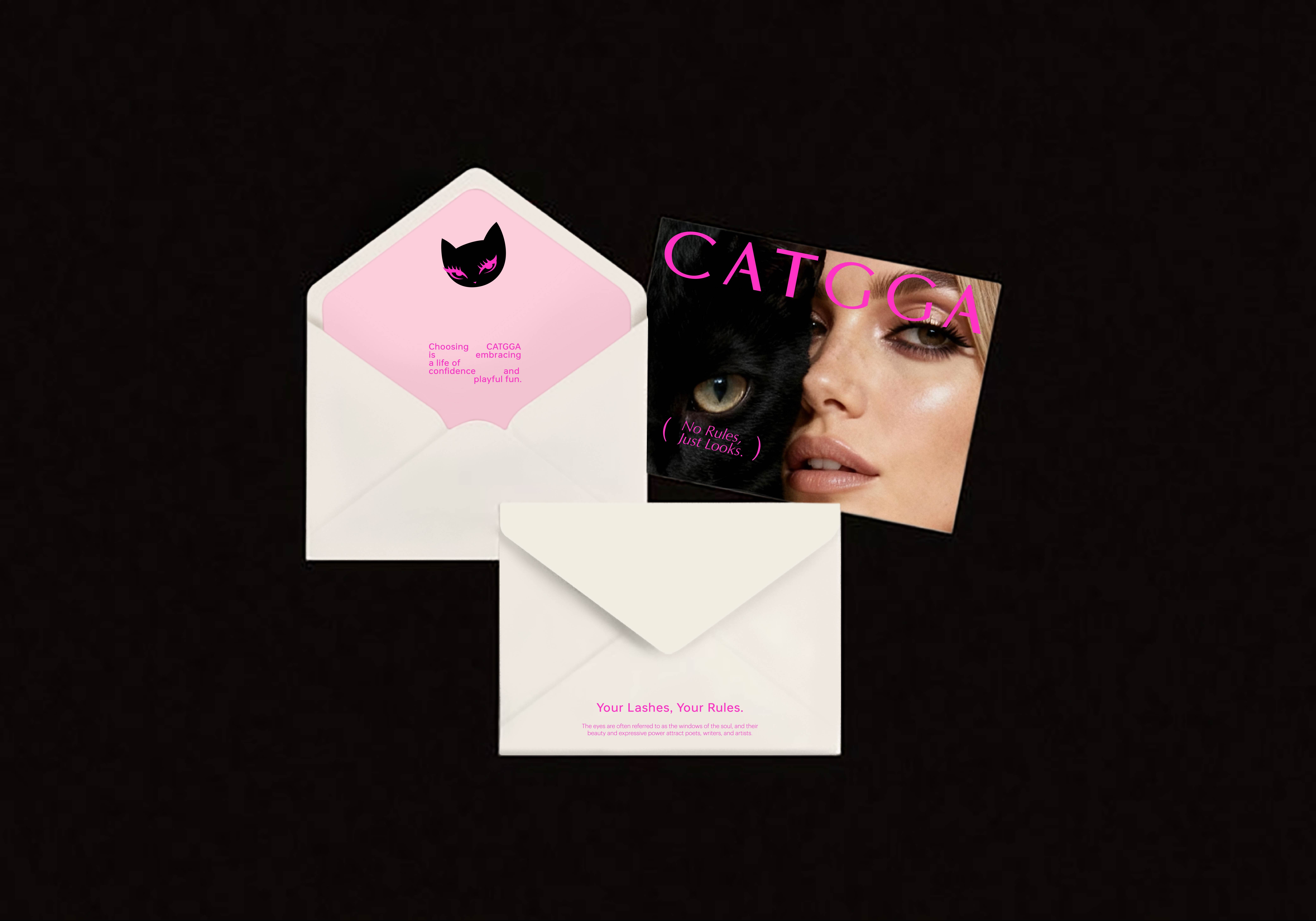 用猫作为超级符号的睫毛品牌设计.jpg