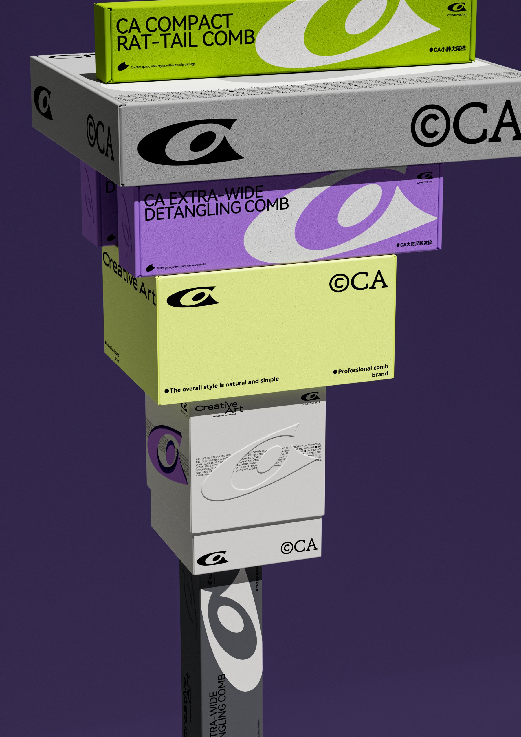CreativeArt梳具品牌设计｜logo设计 Vi设计 包装 电商_22.jpg
