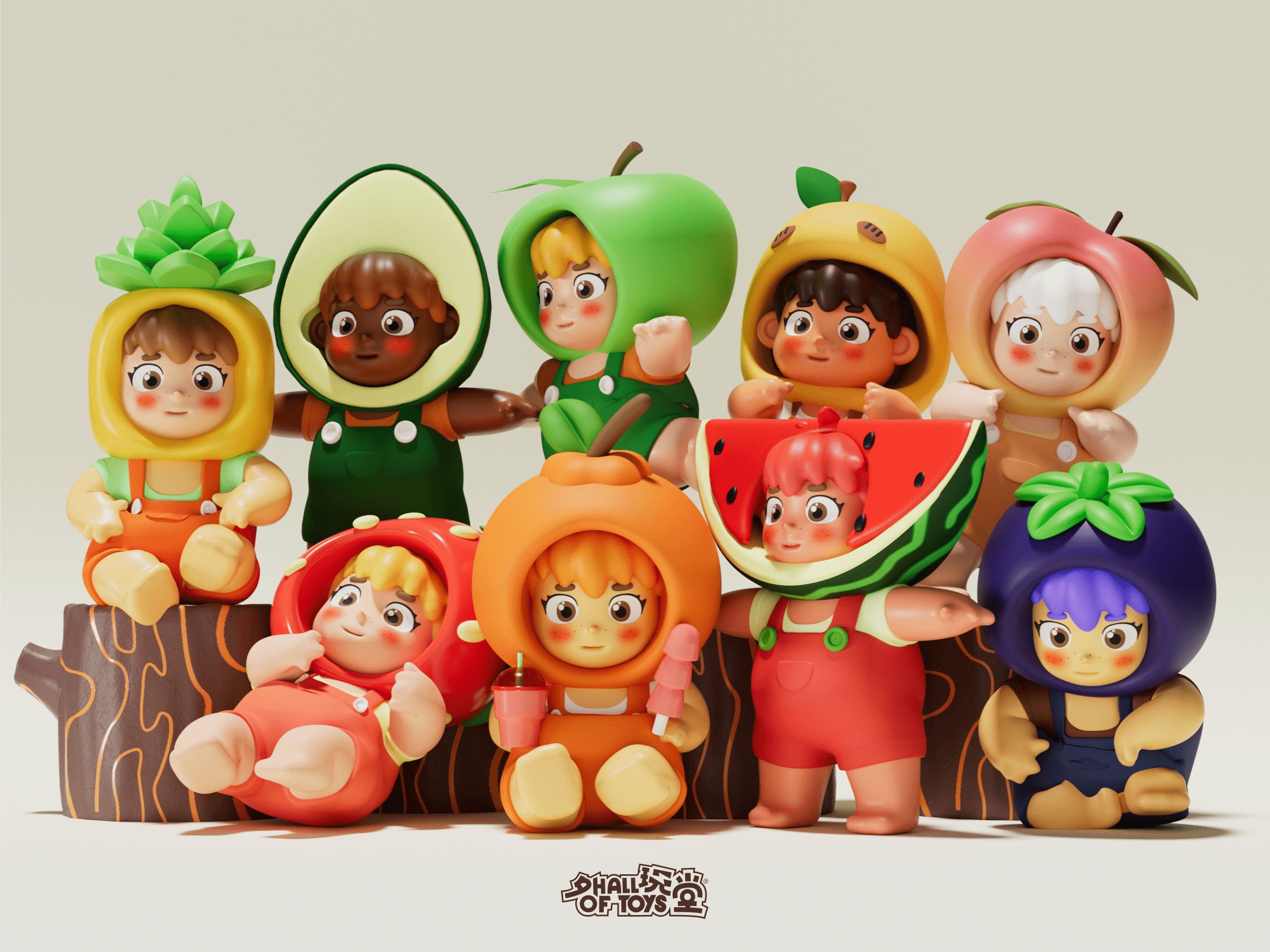 原创潮玩IP设计《果嘟嘟 · 胖友阵线联萌》_12.jpg