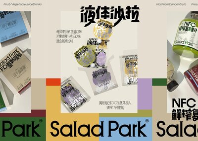 SaladPark沙拉公园果蔬汁冻干系列包装设计[22P]