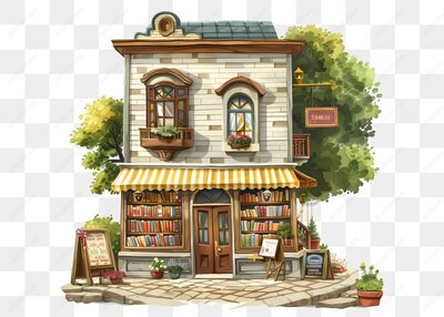 可爱的书店外观