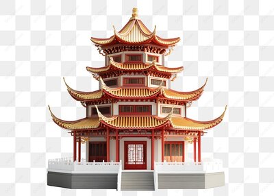 中国传统风格的建筑物