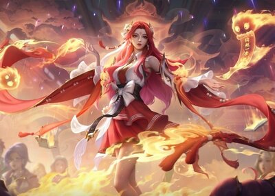 游戏角色美女