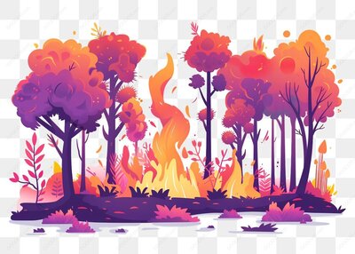 森林火灾插图