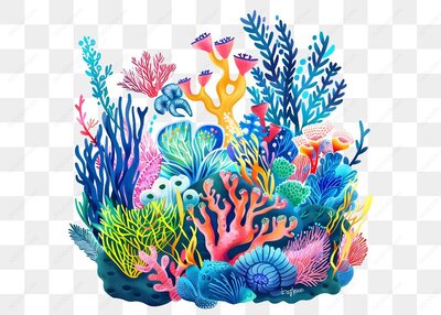 色彩斑斓的珊瑚礁-1