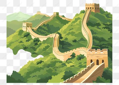 长城蜿蜒山间
