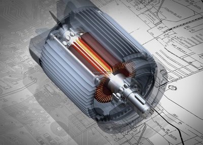 科学技术素材制造业工业3d技术金工机械电机设计图纸背景