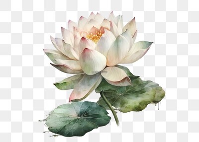透明PNG荷花
