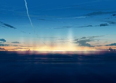 纤细插图概念艺术环境景观抽象的绘画天空云