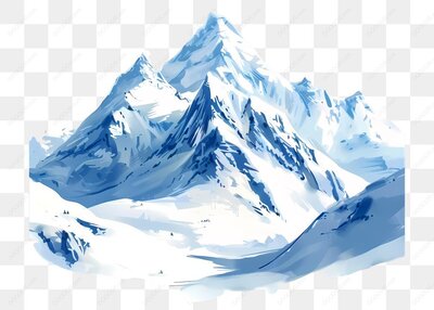 雪山壮丽景色