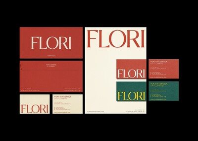 Flori -花卉植物工作室品牌视觉识别设计[33P]
