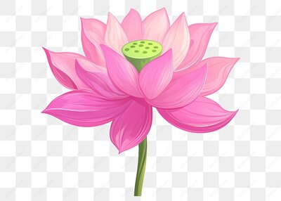 粉色莲花与莲蓬