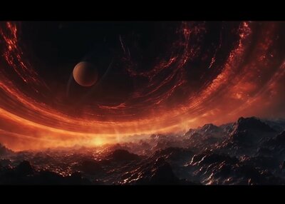 插图风暴云空间戒指行星