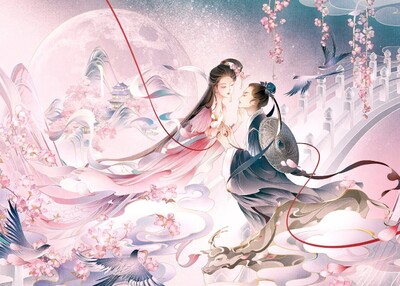 春祚花容商业插画海报设计国风插画设计[10P]