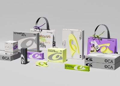 CreativeArt梳具品牌设计｜logo设计Vi设计包装电商设计[26P]