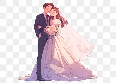 新婚夫妇合影-1