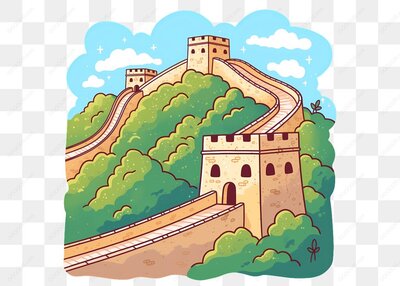 长城风景插图