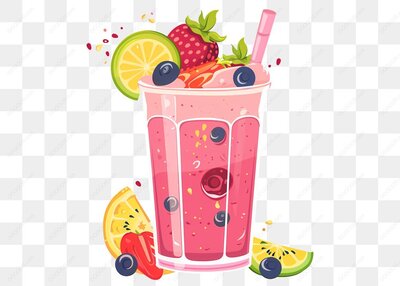 水果奶昔插图
